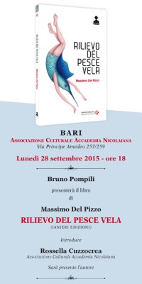 Rilievo del pesce vela - presentazione a Bari