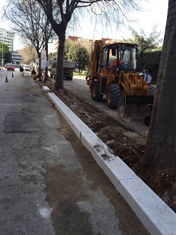 interventi manutenzione stradale in via lucarelli