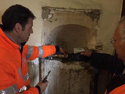 sostituzione contatore idrico aqp a palazzo di città