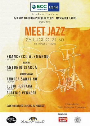 locandina meet jazz @erchie