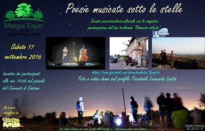 poesia musicate sotto le stelle