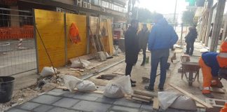 via sparano, sopralluogo decaro