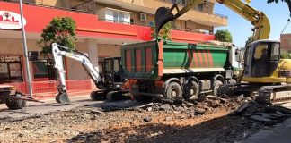 lavori via de gasperi
