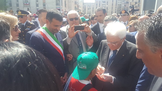 inaugurazione anno scolastico con mattarella a taranto