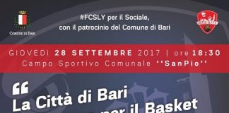 locandina bari in campo basket in carrozzina