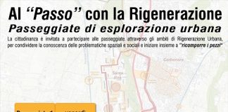 locandina passeggiate municipio IV per rigenerazione bari