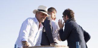claudio quarta durante la festa della vendemmia (lu capucanali)