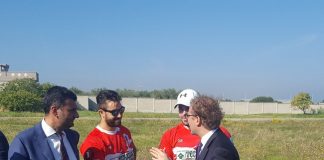 decaro e lotti in visita agli impianti sportivi finanziati dal piano 'sport e periferie'