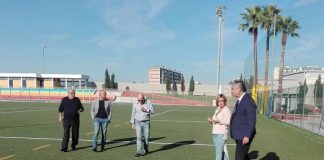sopralluogo dell'assessore galasso al centro sportivo capocasale