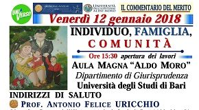 locandina 'individuo, famiglia, comunità'