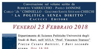 locandina presentazione libro università bari