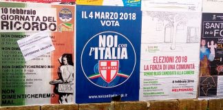 manifesti vandalizzati melpignano