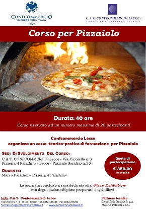 locandina corso pizzaiolo 2018