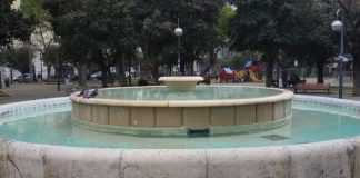 fontana piazza garibaldi - nuovi interventi pulizia