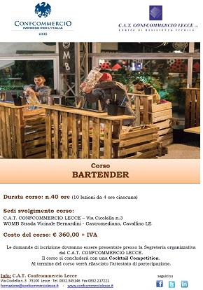 locandina bartender