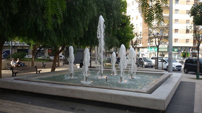 torna in funzione la fontana di viale della repubblica