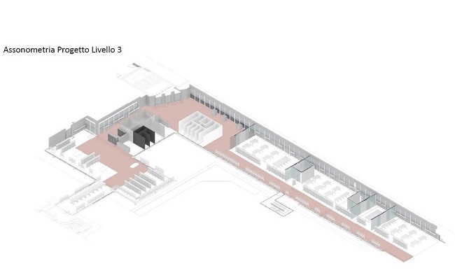 assonometria terzo piano