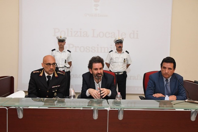 conferenza stampa polizia locale di prossimità