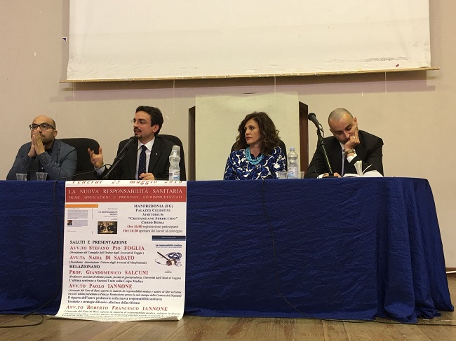 convegno a manfredonia sulla nuova responsabilità sanitaria