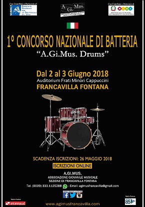 locandina concorso batteria