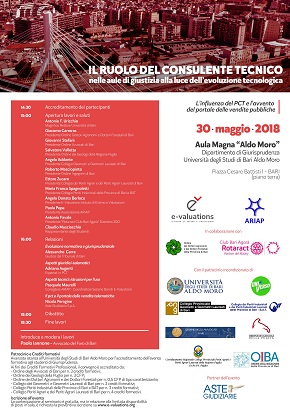 locandina convegno 'il ruolo del consulente tecnico'