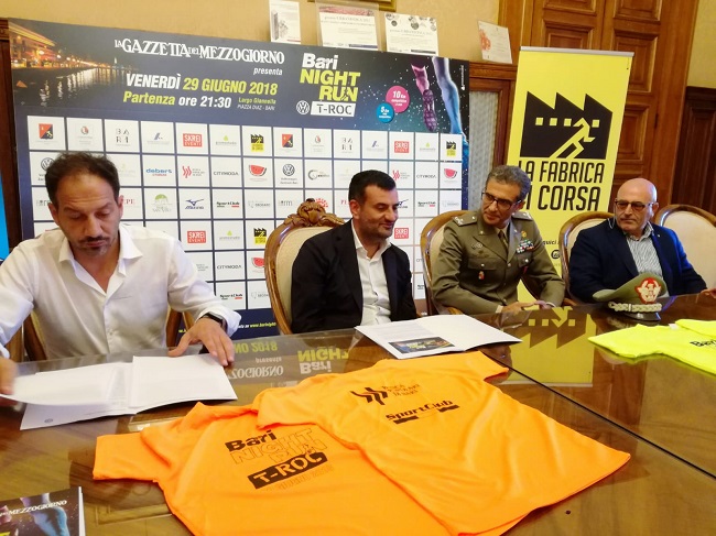 conferenza stampa bari night run