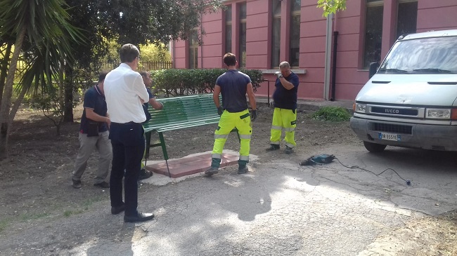 lavori apertura del giardino al pubblico musti