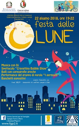 locandina festa delle lune