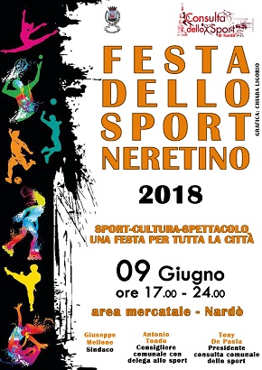 locandina festa dello sport neretino