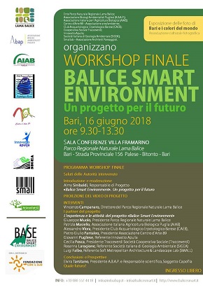 locandina workshop finale 'balice smart environment'