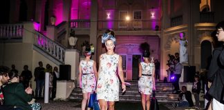 sfilata di moda a villa rotondo