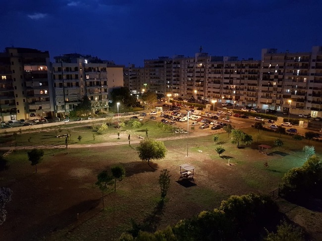 installate torri faro nell'ara prato la gemma a carbonara