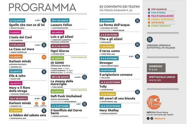 programma teatini cinema