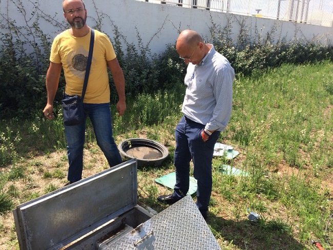 allagamenti nel sottopassaggio torre quetta - sopralluogo dell'assessore galasso