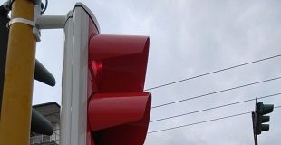 sperimentazione di nuovi semafori in alluminio