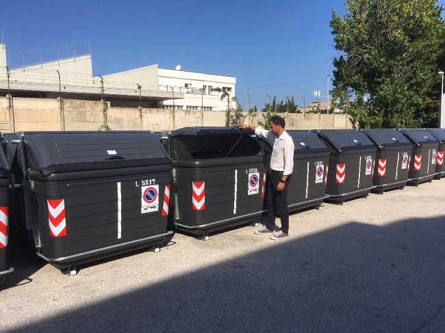 avviato piano di sostituzione cassonetti per strada per la raccolta del materiale indifferenziato