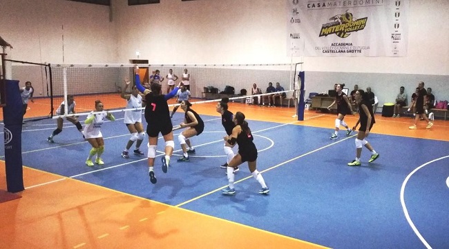 azione grotte di castellana volley a fasano