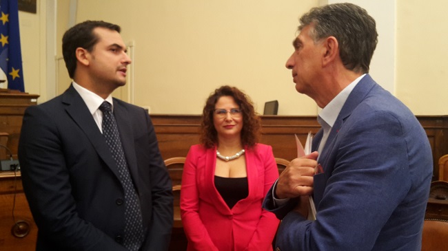 il sindaco di barletta ha incontrato ad andria il sottosegretario sibilia