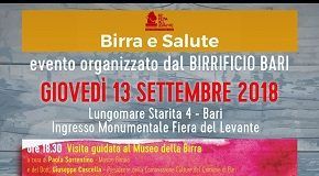 locandina birra e salute