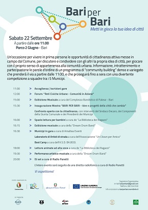 programma 'bari per bari' parco 2 giugno