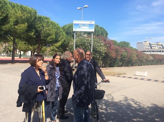 sopralluogo ass. galasso liceo fermi per ingorghi durante entrata e uscita da scuola