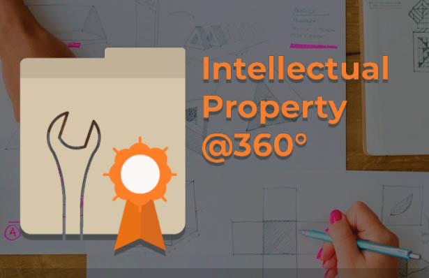 banner workshop 'la proprietà intellettuale a 360 gradi'