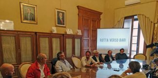 conferenza stampa Rotta per bari