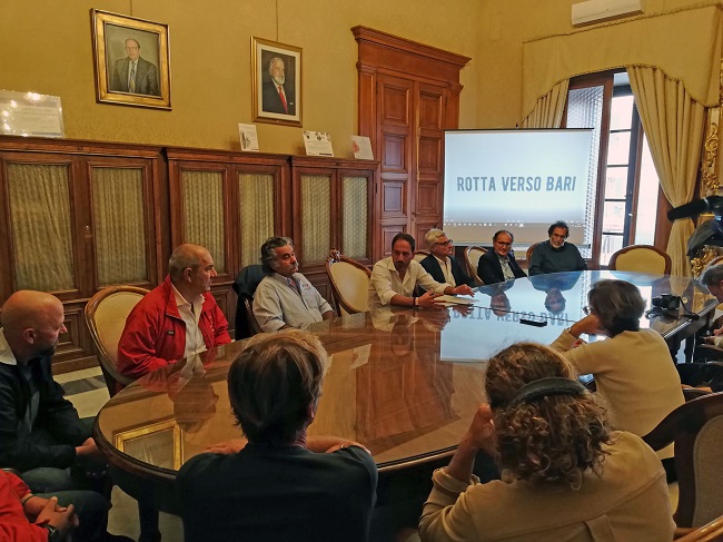 conferenza stampa Rotta per bari