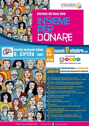 locandina Insieme per donare