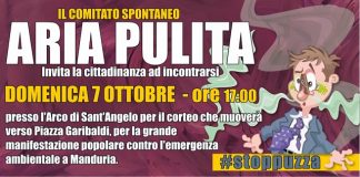 manifesto evento comitato spontaneo aria pulita