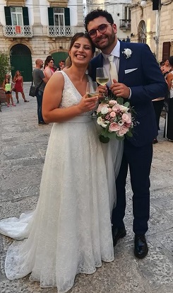 polignano e campanella nel giorno del matrimonio