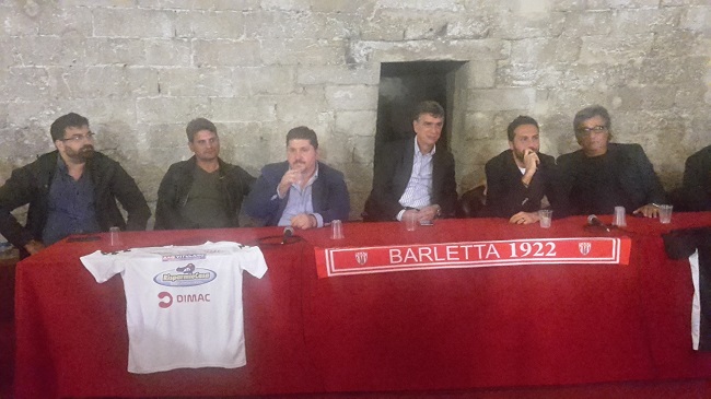 presentazione maglie barletta calcio