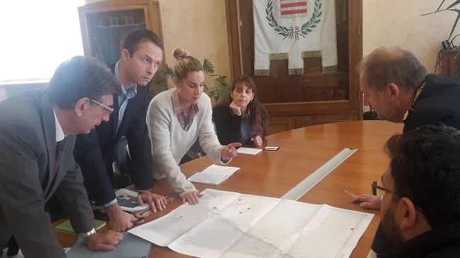 delegazione usa in visita a barletta