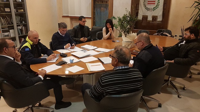 incontro protezione civile barletta